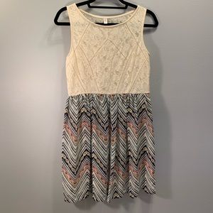 Crochet top dress NWOT